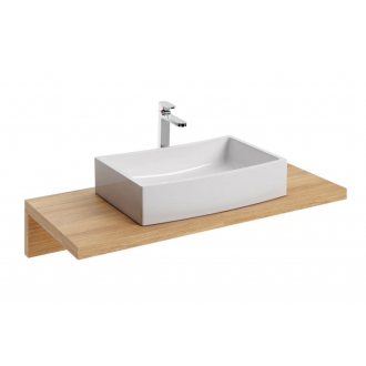 Ravak umývadlo FORMY 02 600 D white bez prepadu XJM01260000