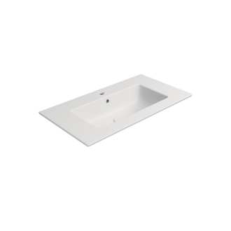PURA keramické umývadlo Slim 82x46cm, biela mat 8885109