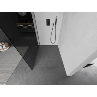 Mexen Kioto L Walk-in sprchová stena 70x200 cm, grafit, šedá kartáčovaná 800-070-103-66-40