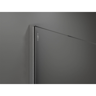 Mexen Kioto Walk-in sprchová stena 140x200 cm, čierny vzor 8, kov 800-140-101-95-70
