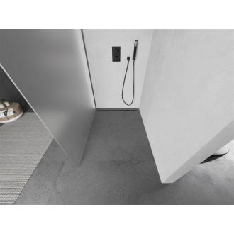 Mexen Kyoto Walk-in sprchová stena 80 x 200 cm, mráz 8 mm, pištoľový kov 800-080-101-95-30