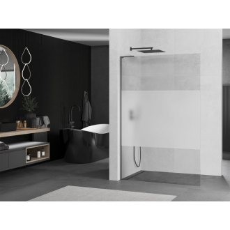 Mexen Kioto L Walk-in sprchová stena 70x200 cm, priehľadná/mrazivá, kov 800-070-103-95-35