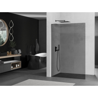 Mexen Kioto L Walk-in sprchová stena 70 x 200 cm, grafit, pištoľový kov 800-070-103-95-40