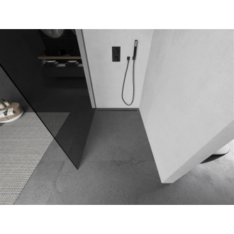 Mexen Kioto L Walk-in sprchová stena 70 x 200 cm, grafit, pištoľový kov 800-070-103-95-40