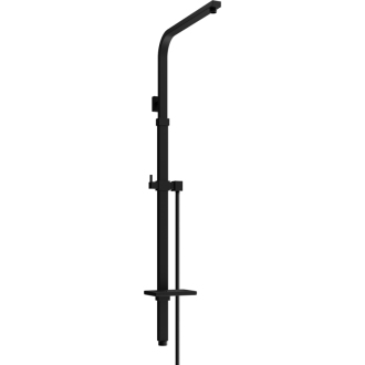 MEXEN Sprchový set Q Black, hladká hadica 150 cm 79395-70
