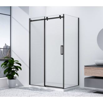 DRAGON BLACK obdĺžnikový sprchovací kút 1400x800mm L/P varianta GD4614B-01