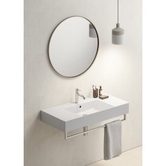 KUBE X keramické umývadlo 100x47cm, s odkladacími plochami, biela ExtraGlaze 94519111