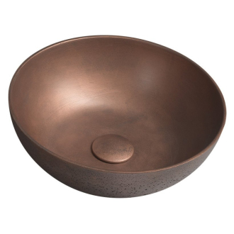 FORMIGO betónové umývadlo na dosku, ? 39cm, meď FG320