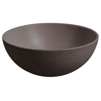 MINOR betónové umývadlo na dosku, ? 26cm, tmavo hnedá MR26015