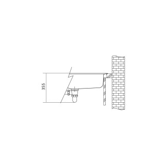 Franke Granitový drez UBG 610-78 sivá bridlica 780x500, sifón 114.0713.990