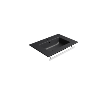 PURA keramické umývadlo Slim 62x46cm, čierna mat 8884126