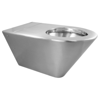 Závesná WC misa 370x340x700, nerez mat 13011.S