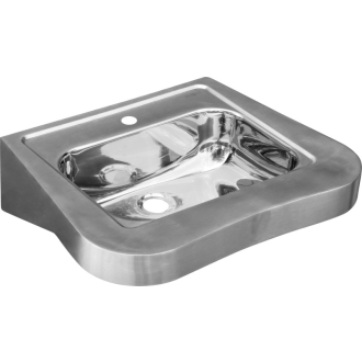 Závesné umývadlo pre handicapované 600x150x460 mm, nerez mat 13024.2.S
