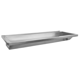Závesný umývací žľab 2400x130x500 mm, nerez mat 13050.24.SP.S