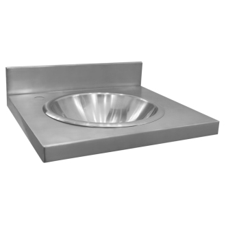 Závesný pult s umývadlom 550x254x550 mm, nerez mat 13071.1.S