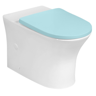 LEON RIMLESS WC misa pre kombi, spodný/zadný odpad, biela 201.421.4