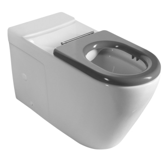 MEDIC RIMLESS WC misa pre kombi, spodný/zadný odpad, biela MC102-111