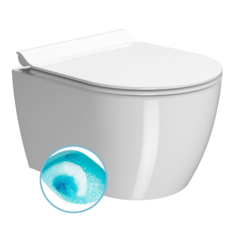 PURA závesná WC misa, Swirlflush, 35x46cm, biela ExtraGlaze 880211