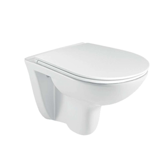 WC závesné, RIMLESS, 530x355x360, keramické, vrátane sedátka CSS124 VSD81S2