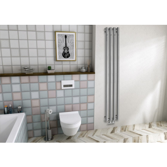 PILON vykurovacie teleso 270x1800mm, so štyrmi háčikmi pre uterák, chróm