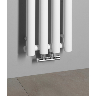 PILON vykurovacie teleso 270x1800mm, so štyrmi háčikmi pre uterák, biela mat