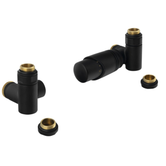 WICHER ECK COMBI pripojovacia sada termostatická rohová, čierna mat