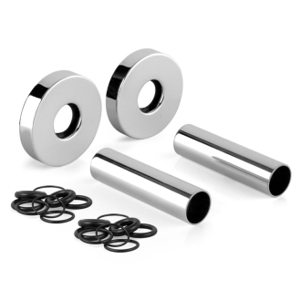 WICHER krycia rozeta guľatá, pár, chróm