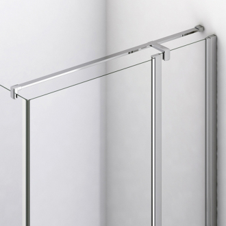SANSWISS SOLINO Stabilizačná vzpera, T-kus, dĺžka 1500 mm aluchróm SMGTS.50.1500