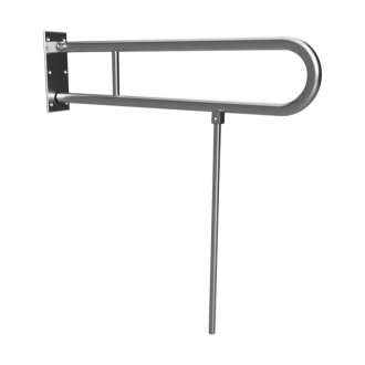 BEMETA HELP: Sklopný úchyt v tvare U s opornou nohou 813mm, brus 301102082N