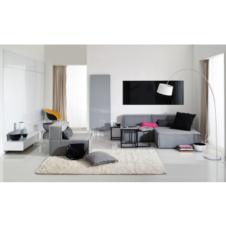 Kúpeľňový radiátor INVENTIO - 570 × 1600 mm, výkon 957 W, Biele