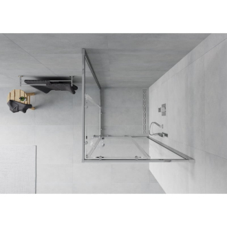 MEXEN RIO sprchovací kút štvorec 70x70x190 cm 5mm chróm-číre 860-070-070-01-00