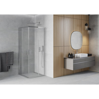 MEXEN RIO sprchovací kút štvorec 70x70x190 cm 5mm chróm-číre 860-070-070-01-00
