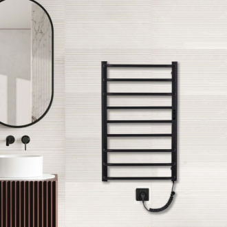 CERANO Elektrický sušiak uterákov Ricardo, s displejom čierna matná 860x550 mm LIV-ED-9-55