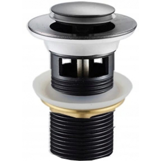 MEXEN Výpusť click-clack Black, s prepadom 79925-70