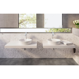Ravak umývadlo MOON 3 white bez prepadu XJN01300004