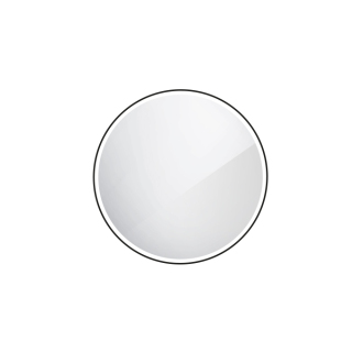 Nimco ZPC 28000R-90 Čierne okrúhle LED zrkadlo pr. 600