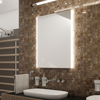Nimco ZP 11001VX LED zrkadlo 500x700 s dvoma dotykovými senzormi