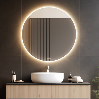 Nimco ZP 26002RVX Okrúhle LED zrkadlo pr. 800 s dvoma dotykovými senzormi