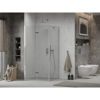 Mexen Lima skladací sprchovací kút 85 x 70 cm, transparentný, chróm - 856-085-070-01-00