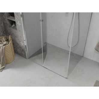 Mexen Lima skladací sprchovací kút 85 x 70 cm, transparentný, chróm - 856-085-070-01-00