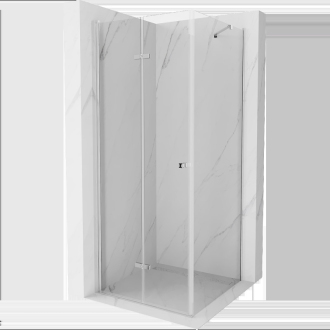 Mexen Lima skladací sprchovací kút 90 x 90 cm, transparentný, chróm - 856-090-090-01-00