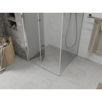 Mexen Lima skladací sprchovací kút 90 x 90 cm, transparentný, chróm - 856-090-090-01-00