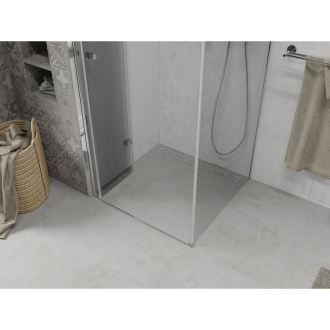 Mexen Lima skladací sprchovací kút 90 x 90 cm, transparentný, chróm - 856-090-090-01-00