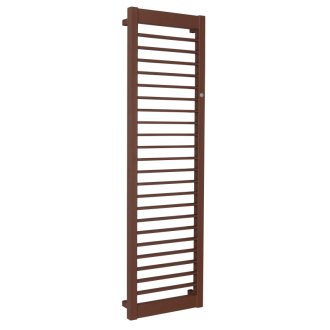 Kúpeľňový radiátor MODO - 400 × 1376 mm, výkon 553 W, Biely (C35 white silk), Spodné centrálne pripojenie D50