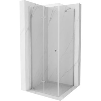Mexen Lima skladací sprchovací kút 120 x 120 cm, transparentný, chróm - 856-120-120-01-00