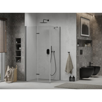 Mexen Lima skladací sprchovací kút 70 x 120 cm, transparentný, čierna - 856-070-120-70-00