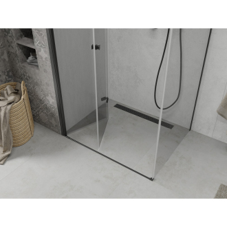 Mexen Lima skladací sprchovací kút 70 x 120 cm, transparentný, čierna - 856-070-120-70-00