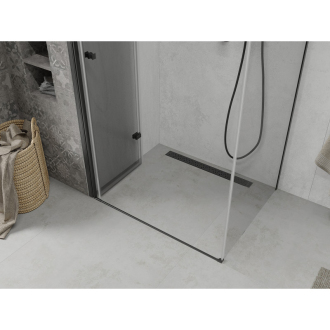Mexen Lima skladací sprchovací kút 70 x 120 cm, transparentný, čierna - 856-070-120-70-00
