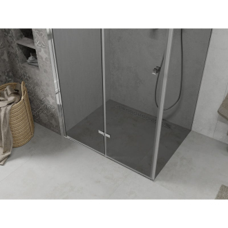 Mexen Lima skladací sprchovací kút 80 x 120 cm, grafit, chróm - 856-080-120-01-40
