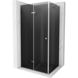 Mexen Lima skladací sprchovací kút 100 x 80 cm, grafit, chróm - 856-100-080-01-40
